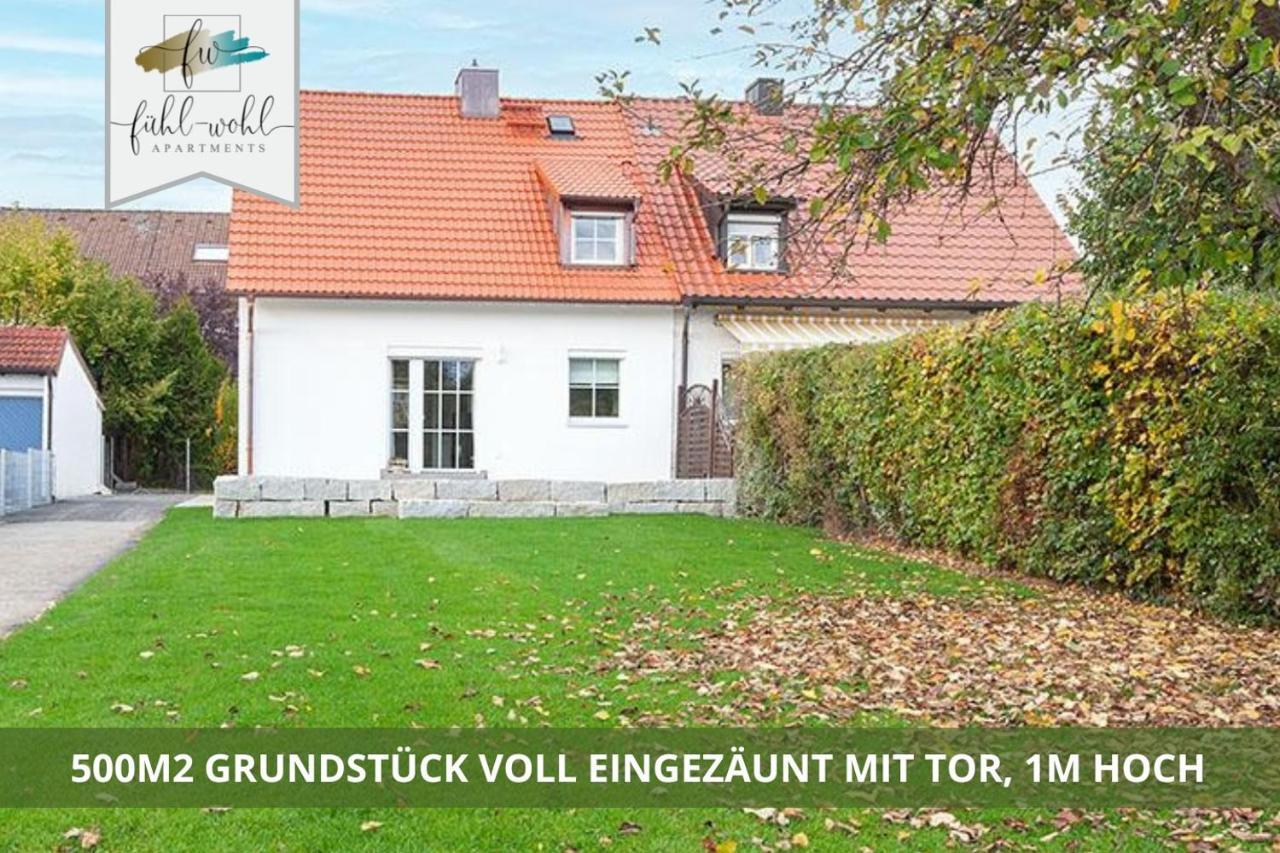 Ferienhaus Fantaisie: Schlosspark-Nahe Stadtgrenze mit Hundefreundlichem Garten Eckersdorf Exterior photo